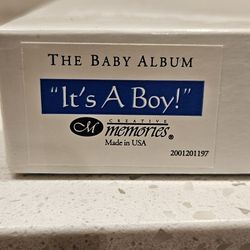 CREATIVE. MEMORIES. SCRAPBOOK...ITS A BOY!