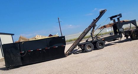 ROLL OFF TRAILER WITH HYDRAULIC WINCH 