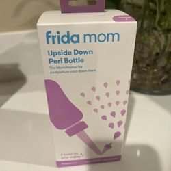 Frida Mom Upside Down Peri Bottle for Postpartum Care, Portable Bidet Perineal Cleansing and Recovery for New Mom, The Original Fridababy MomWasher