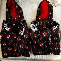 Toddler Spiderman Puffer Jackets 