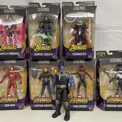 Marvel Legends Avengers Infinity War Thanos Wave with 2-Pack Loki and Corvus Glaive