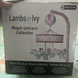 Lambs &Ivy Magical Unicorn Collection Musical Mobile 