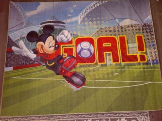 Mickey Mouse GOAL Kids Rug