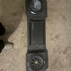 Subs And Amp Combo 