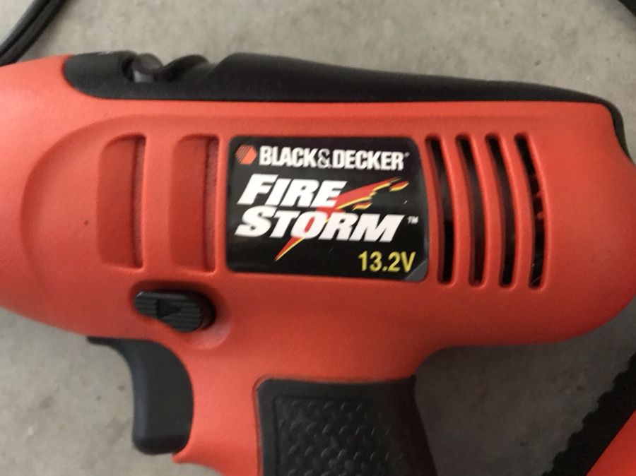 Black and Decker Firestorm 12V cordless nail gun for Sale in Arlington, TX  - OfferUp