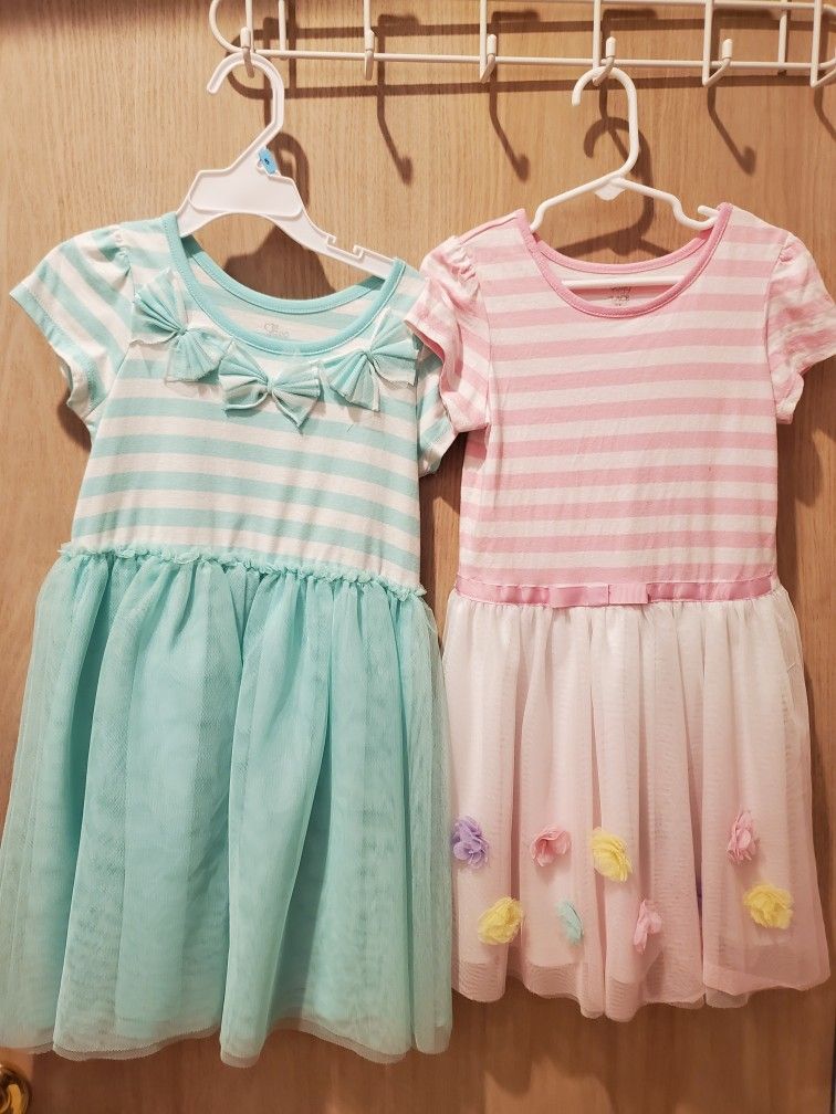 2 Girls Dresses - Size 5T (Children's Place) 