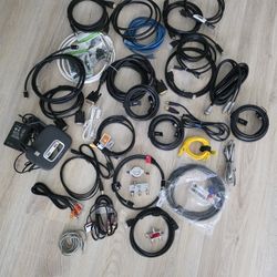 Big Lot of Audio, Video, Computer, Networking, IT Cables