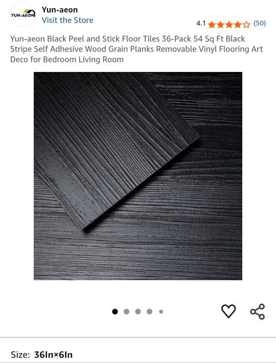 Peel and stick vinyl flooring