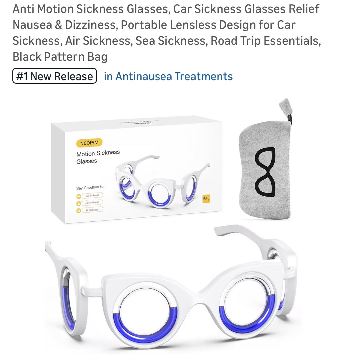 Anti Motion Sickness Glasses 