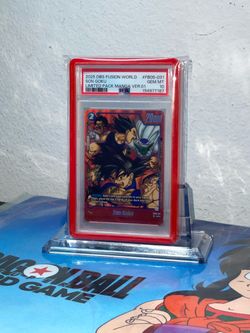 PSA 10 Son Goku FB05-031 DBS Fusion World Limited Manga Ver.01