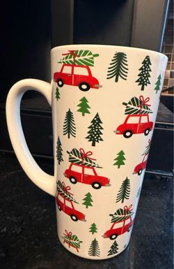 Tall Christmas Coffee Mug