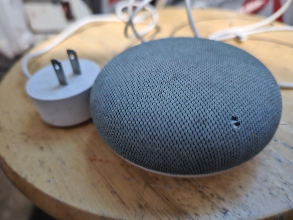 Google Nest Mini Home Gray Smart Speaker