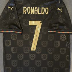 Soccer  Ronaldo Portugal adults player version special edition black kids and adults player version Jerseys jersey Ronaldo futbol Portugal 🇵🇹 Messi 