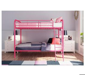 New In box twin over twin bunk bed mattresses not included
