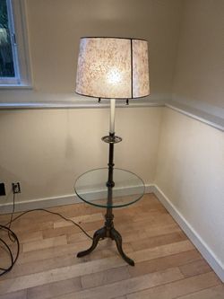 Vintage metal floor lamp
