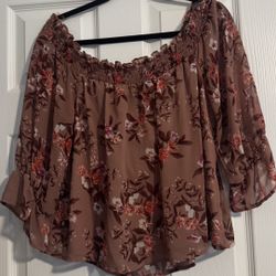 Off Shoulder Blouse  XL
