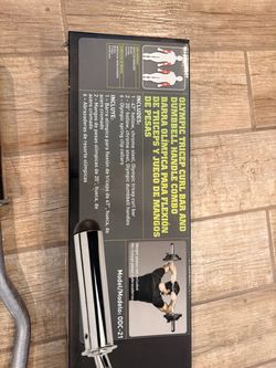Marcy Olympic Curl Bar & Dumbbell Set
