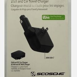 Wall and car travel charger