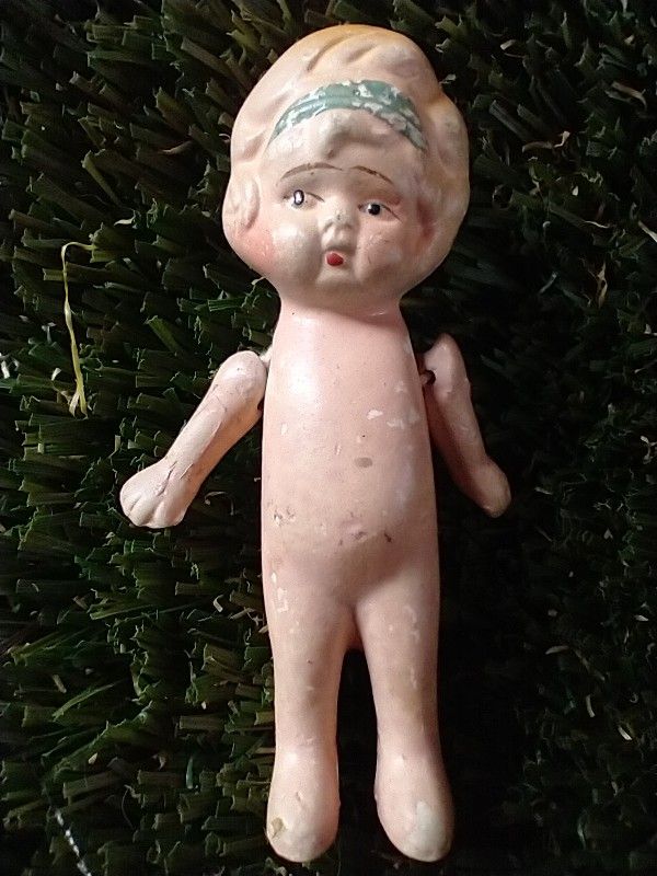 Antique Bisque Penny Doll
