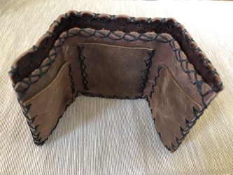 Handmade real leather wallet