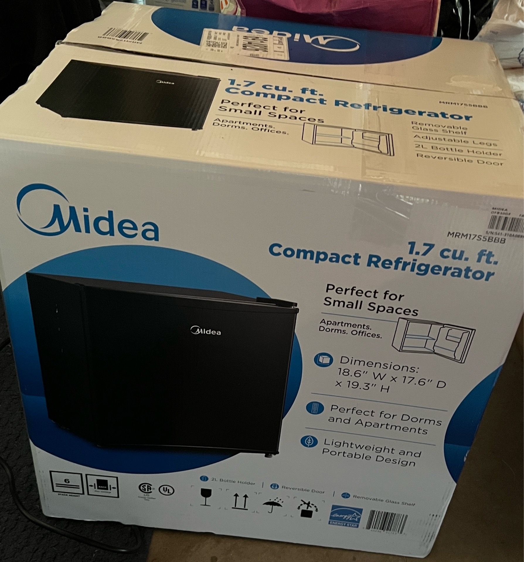 Midea 1.7 cu. ft. Compact Refrigerator