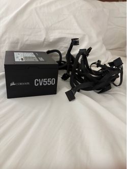 Corsair CV550 ATX 550W Non-Modular Power Supply Black ATX/EPS 1 Fan