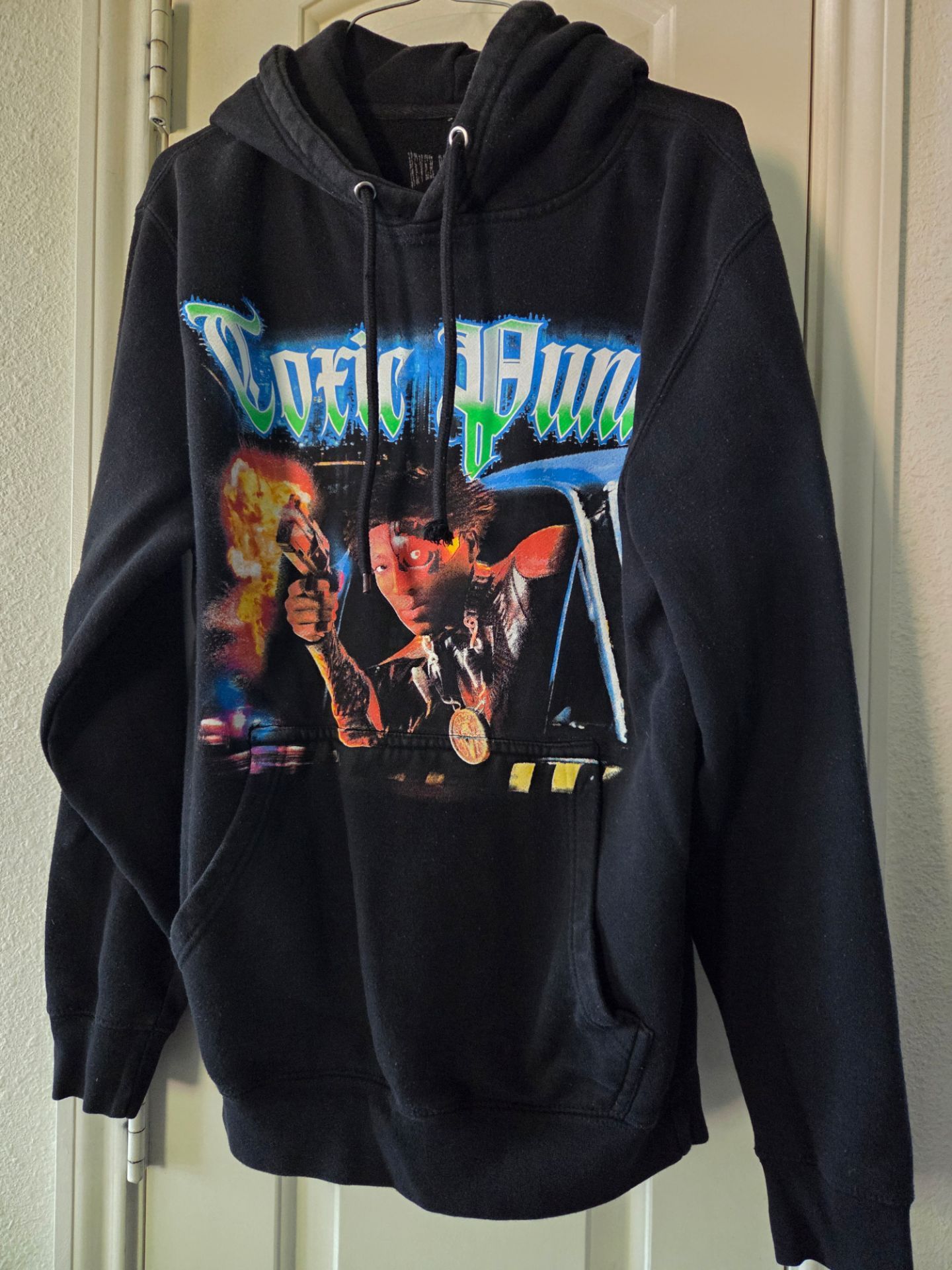 NEVER BROKE AGAIN unisex size Small Goth punk hoodie "They Dont love Me"