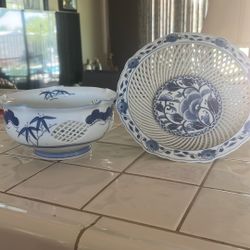 Japan Bowls.  Spaghetti Bowl & 