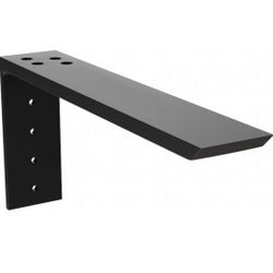 L-Shaped Countertop Support, Black, L20BL