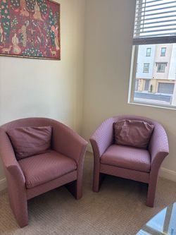 Postmodern 80’s accent chairs