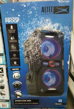 Sale Brand New Altec Lansing Xpedition 850 Portable Waterproof Floating  Bluetooth Speaker for Sale in Dallas, TX - OfferUp