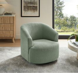 Olive swivel accent chair - NEW IN BOX