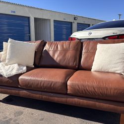 Leather Couch 