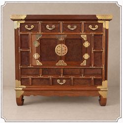 Vintage Korean Tansu Cabinet Chest