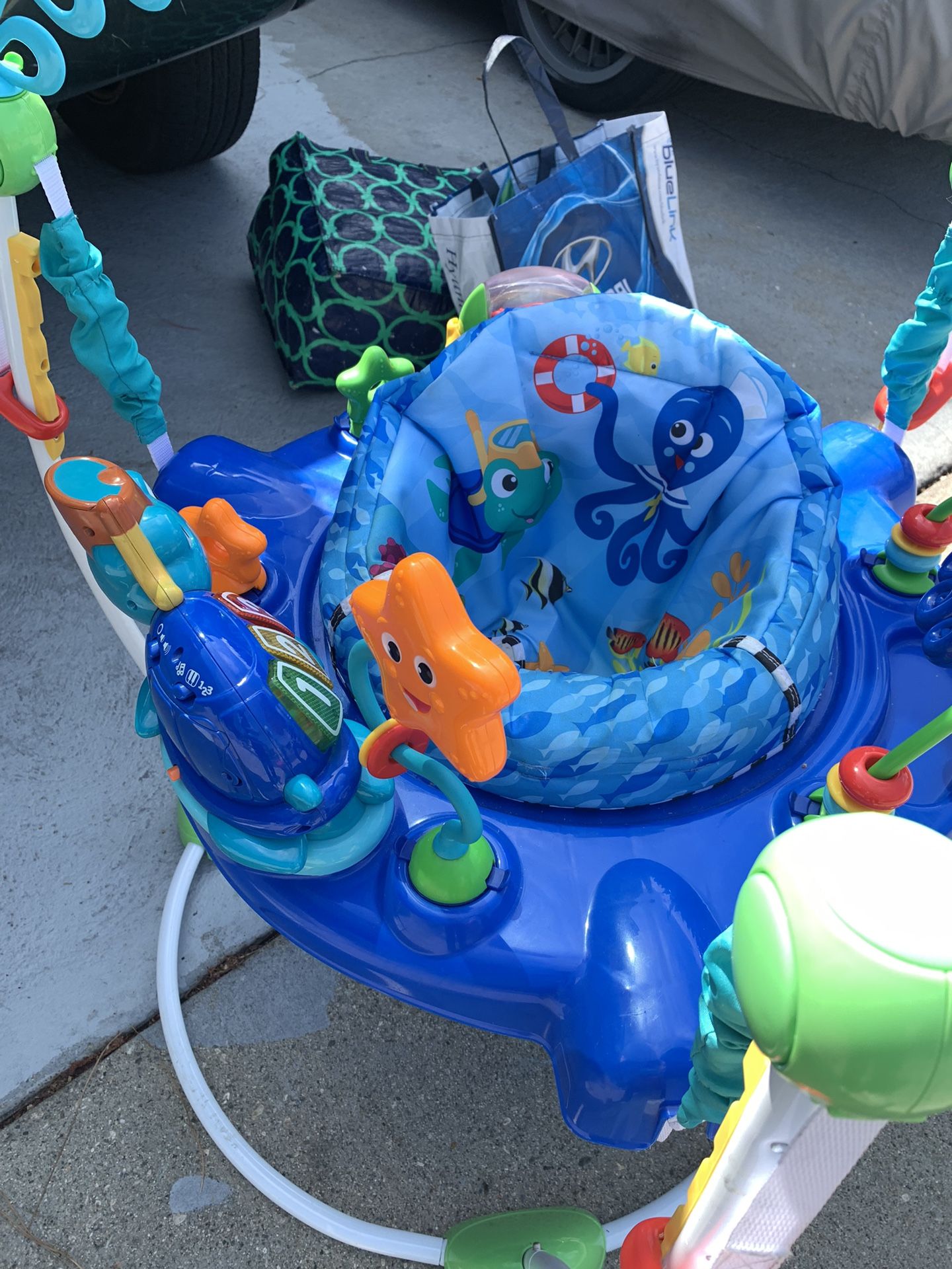Baby Bouncing Jumper With Several Gadgets Reduced From $50