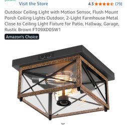 Farmhouse style light indoor or outdoor