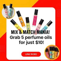 5 Perfume Oils For $10 DM For List