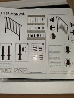 Black hand rail