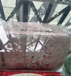 Hello Kitty Pink Tin Lunch Box