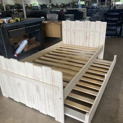 Twin Bed And Trundle