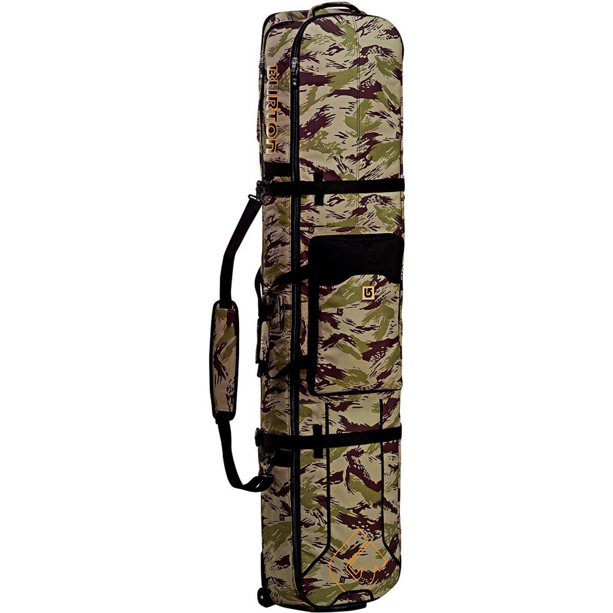 Burton Wheelie Board Case Snowboard Gig Bag Green Camo