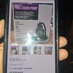 New In Box Submersible. Pool Pump