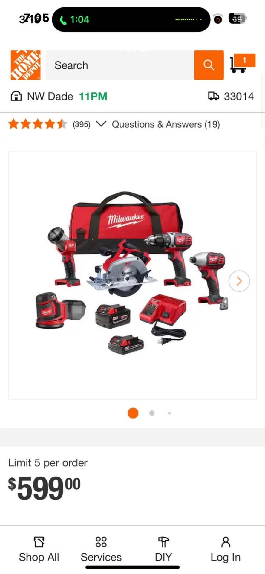 Thea Milwaukee M18 5 Tool Combo Kit