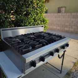 VIKING proffesional  6 burner gas burner Heavy duty pro quality