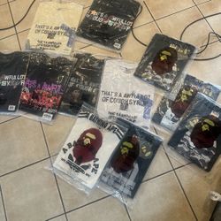  BAPE and ALOC T-Shirts