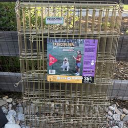 Metal 36” Pet Enclosure - New 