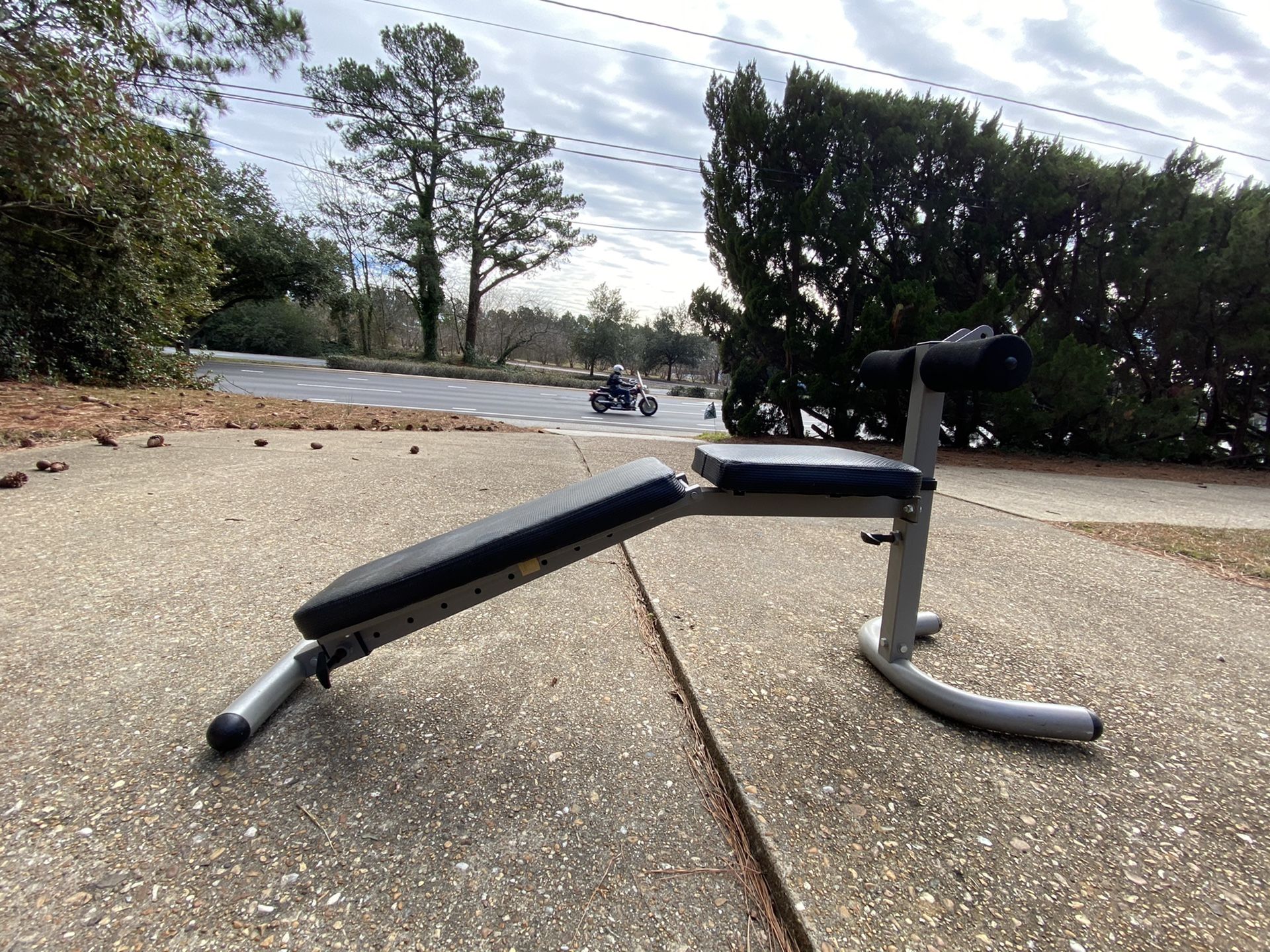 MPEX Flat/Incline/Decline Weight Bench with leg attachment for Sale in