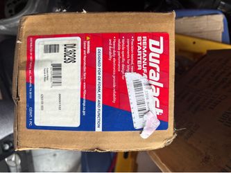 Brand new Duralast starter, and car parts