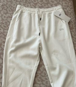 Alo White Sweatpants Size L $20 **READ DESCRIPTION**