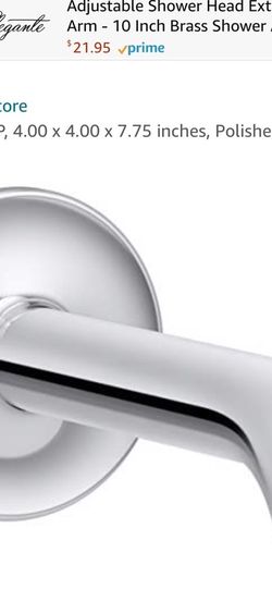 NEW: KOHLER K-933-CP, 4.00 x 4.00 x 7.75 inches, Polished Chrome